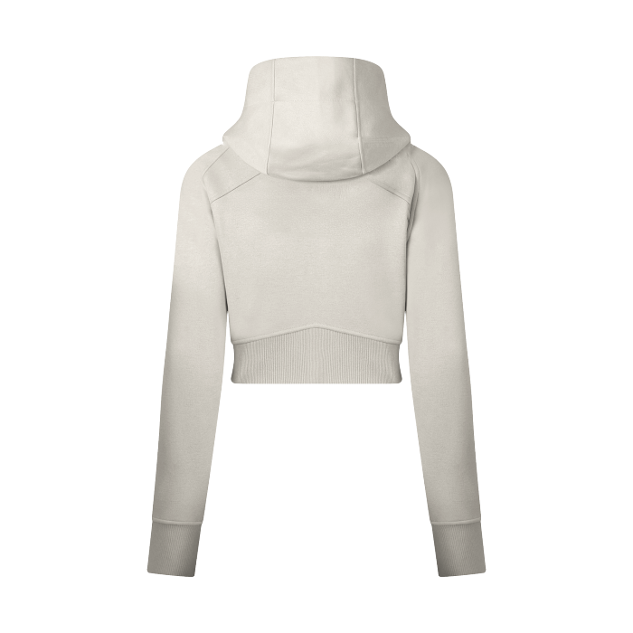 Women's Cropped Zip Hoodie