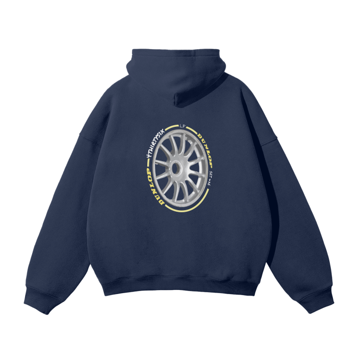 Track Wheel Oversized Hoodie