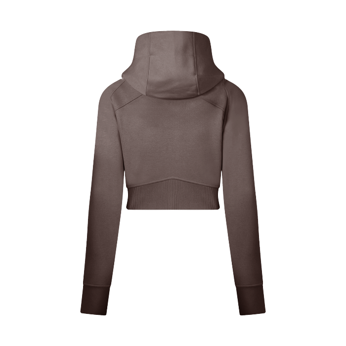 Women's Cropped Zip Hoodie