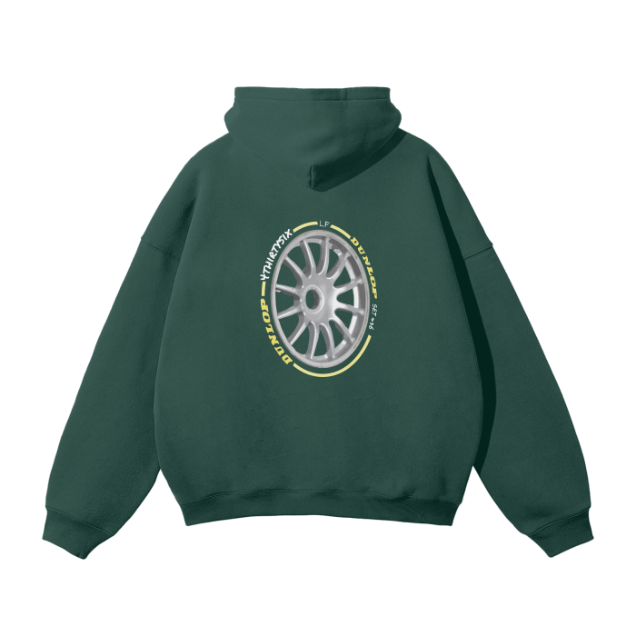 Track Wheel Oversized Hoodie
