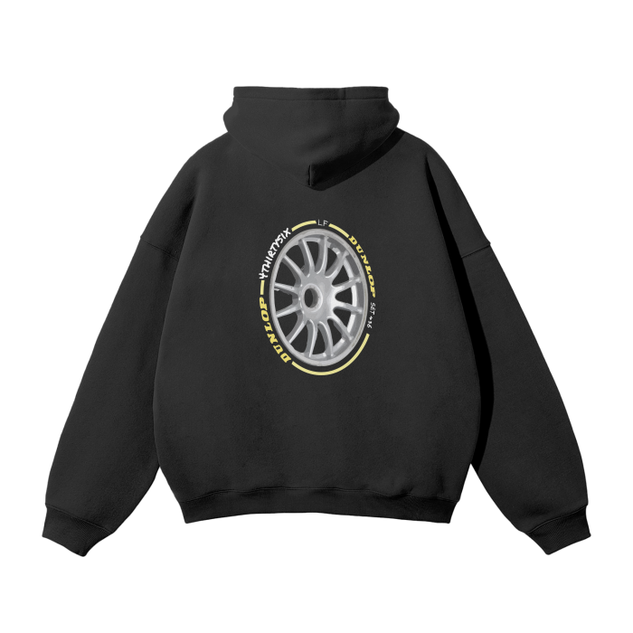Track Wheel Oversized Hoodie