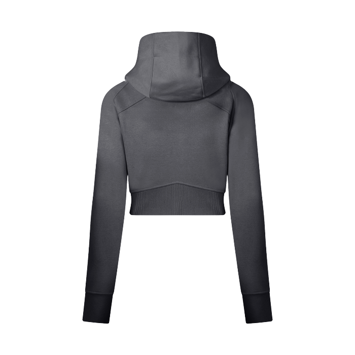 Women's Cropped Zip Hoodie