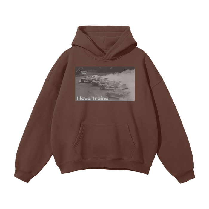 Drift Trains Oversized Hoodie