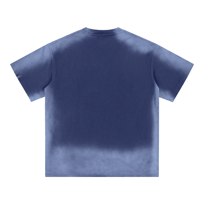 Monkey Washed Edge Drop Shoulder T-Shirt - DRG #1