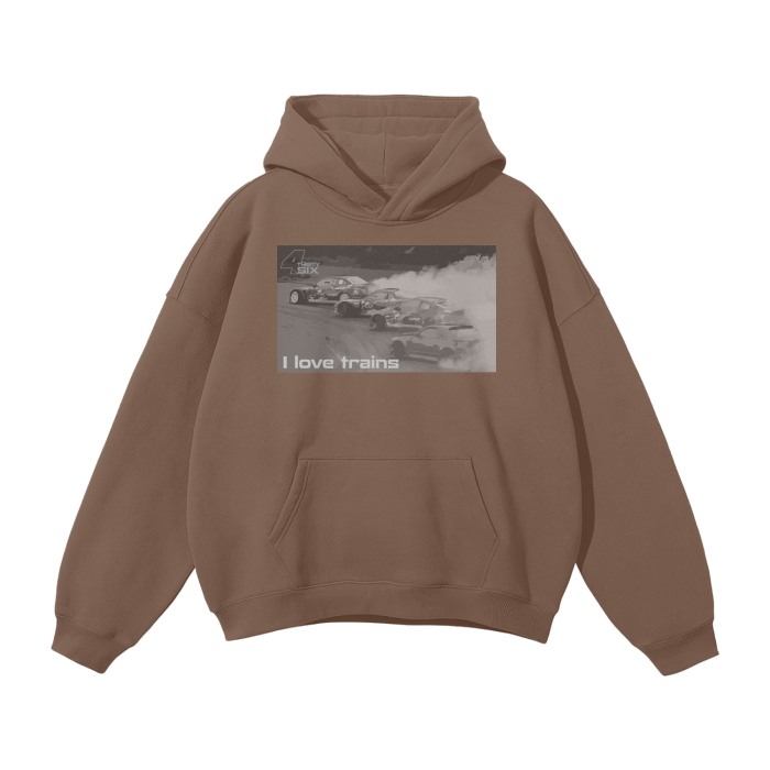 Drift Trains Oversized Hoodie
